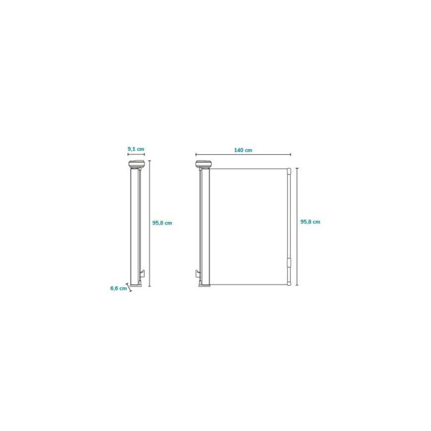 Lionelo - THEA biztonsági kapu fehér