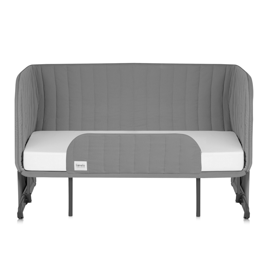 Lionelo - THOMI PLUS 5 az 1-ben kiságy, betonszürke