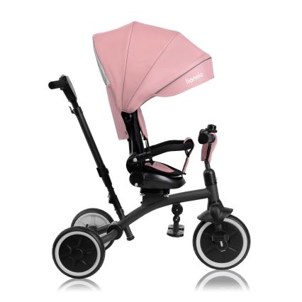 Lionelo - TRIS PLUS gyerek tricikli Pink Rose