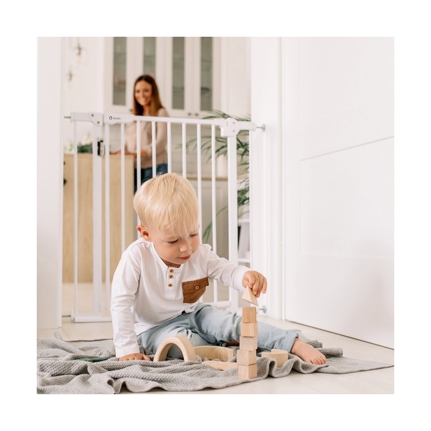 Lionelo - Biztonsági korlát TRUUS SLIM LED 1xAAA szürke