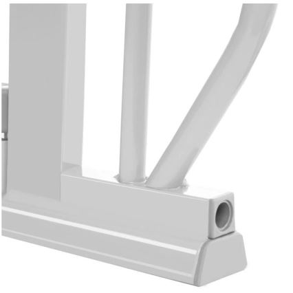 Lionelo - Biztonsági korlát TRUUS SLIM LED 1xAAA szürke