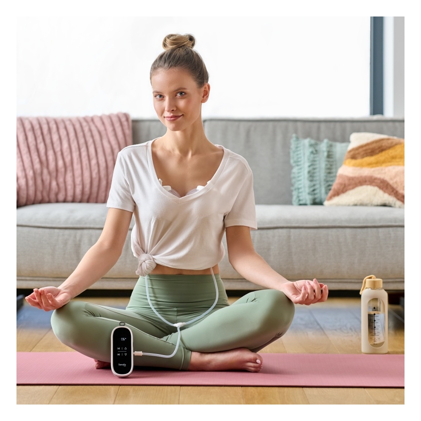 Lionelo - Elektromos, újratölthető, duális mellszívó anyatejhez TWEE FREE 5V 1500 mAh 150 ml