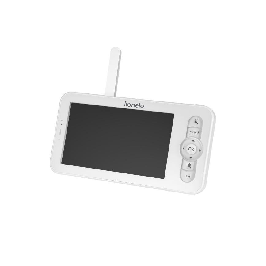 Lionelo - Újratölthető babamonitor kijelzővel BABYLINE 9.2 5V 3600 mAh