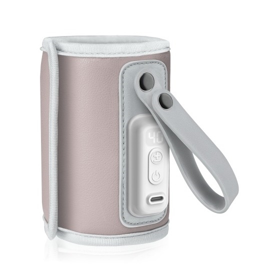 Lionelo - Újratölthető cumisüveg-melegítő THERMUP GO 18W/5V Rózsaszín