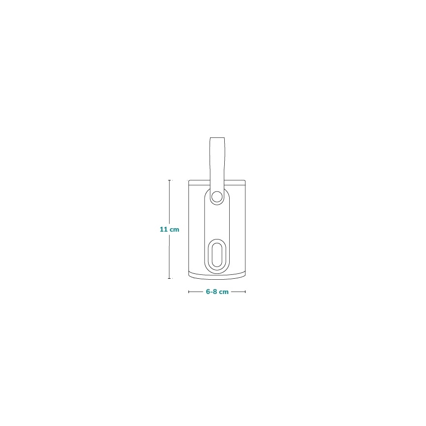 Lionelo - Újratölthető cumisüveg-melegítő THERMUP GO 18W/5V szürke-ezüst