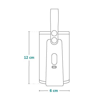 Lionelo - Újratölthető cumisüveg-melegítő THERMUP GO PLUS 10W/5V bézs