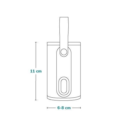 Lionelo - Újratölthető cumisüvegmelegítő THERMUP GO 18W/5V, rózsaszín