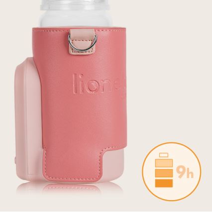 Lionelo - Újratölthető cumisüvegmelegítő THERMUP GO EVO 18W/5V rózsaszín
