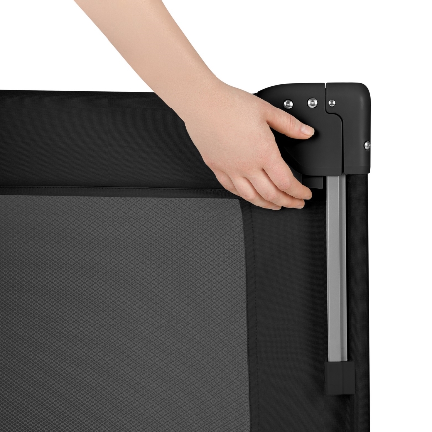 Lionelo - Utazó kiságy 3 az 1-ben ELLEN Fekete karbon