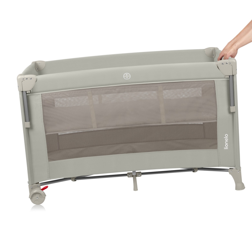 Lionelo - Utazóágy 3 az 1-ben ELLEN bézs homok