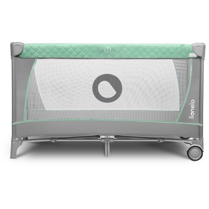 Lionelo - Utazóágy FLOWER türkiz