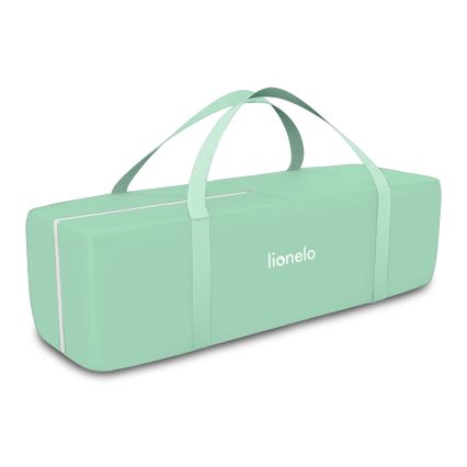 Lionelo - Utazóágy FLOWER türkiz