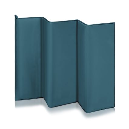 Lionelo - Utazóágy FLOWER türkiz-zöld