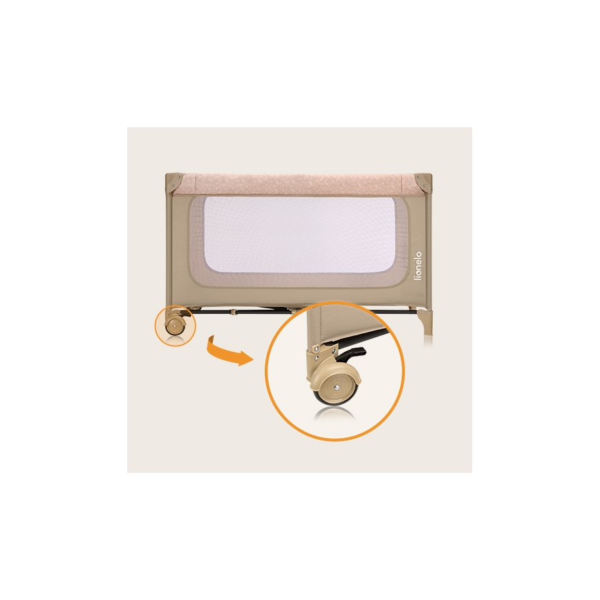 Lionelo - Utazóágy JASMIN EASY FOLD Bézs homok