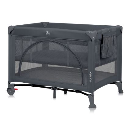 Lionelo - Utazóágy LAURA beton-szürke