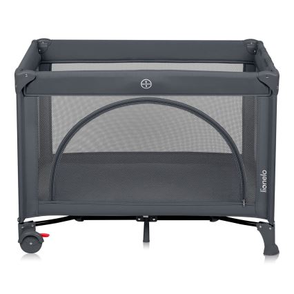 Lionelo - Utazóágy LAURA beton-szürke