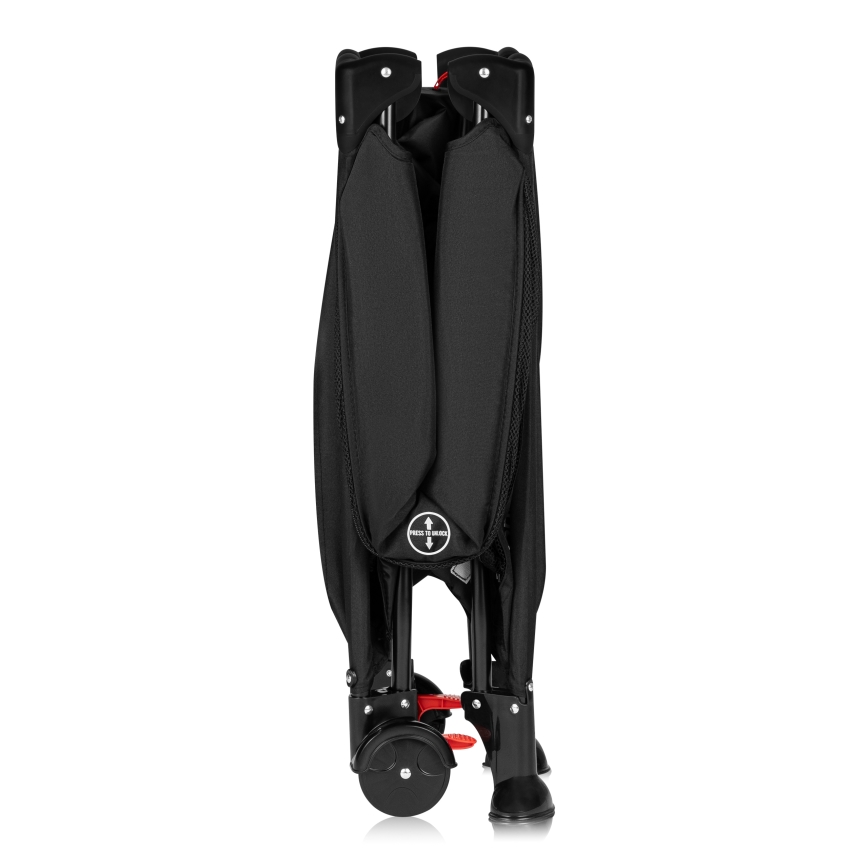 Lionelo - Utazóágy LAURA fekete karbon