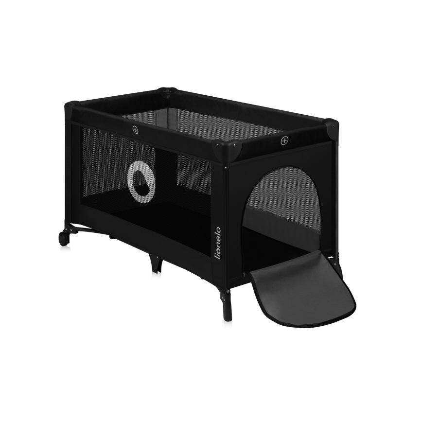 Lionelo - Utazóágy STEFI Black Carbon