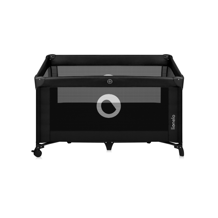 Lionelo - Utazóágy STEFI fekete karbon