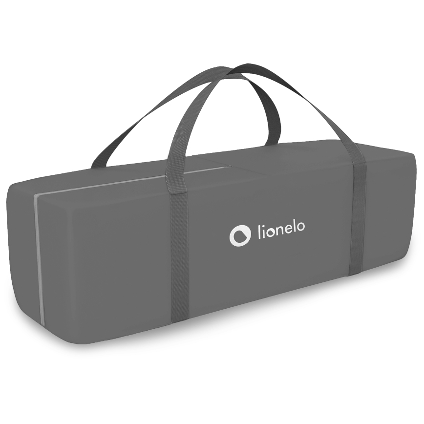 Lionelo - Utazóágy STEFI PLUS Szürke-fehér