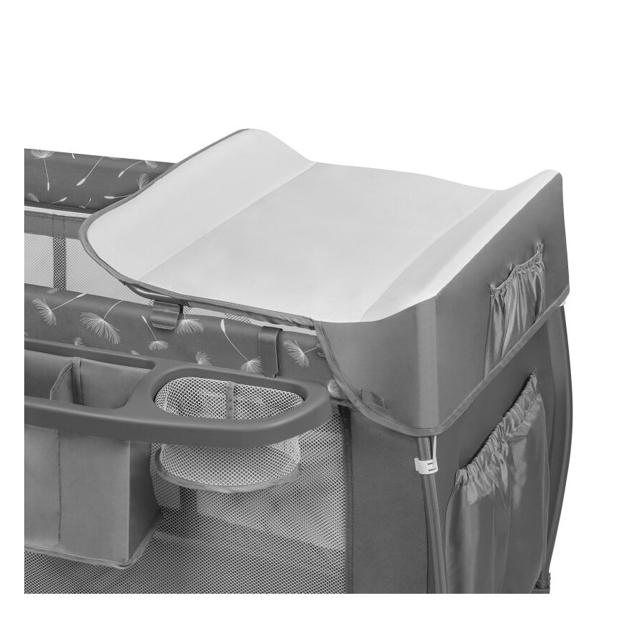 Lionelo - Utazóágy SVEN PLUS szürke