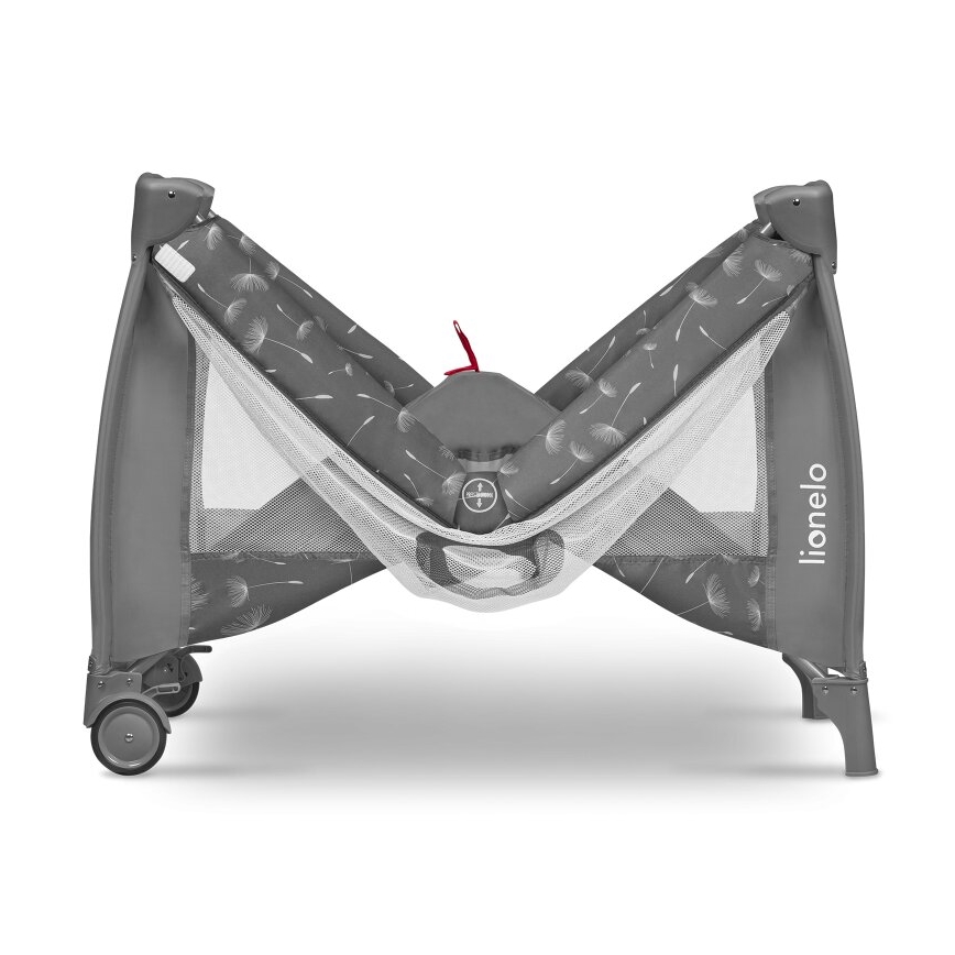 Lionelo - Utazóágy SVEN PLUS szürke