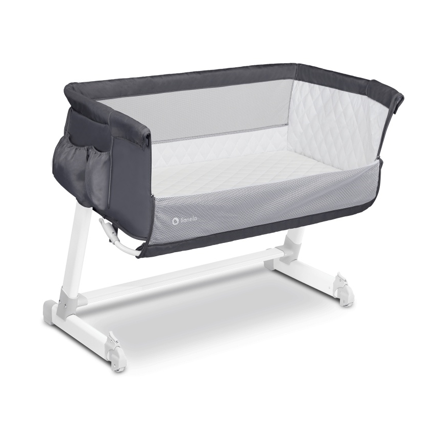 Lionelo - Utazóágy THEO Sötétszürke