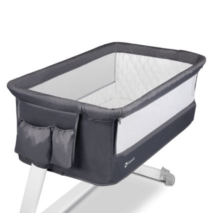 Lionelo - Utazóágy THEO Sötétszürke