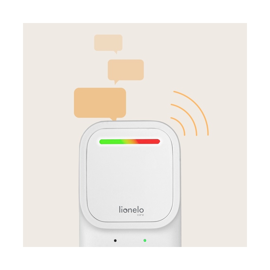 Lionelo - Vezeték nélküli, újratölthető audio bébiőr BABYLINE 2.2 5V