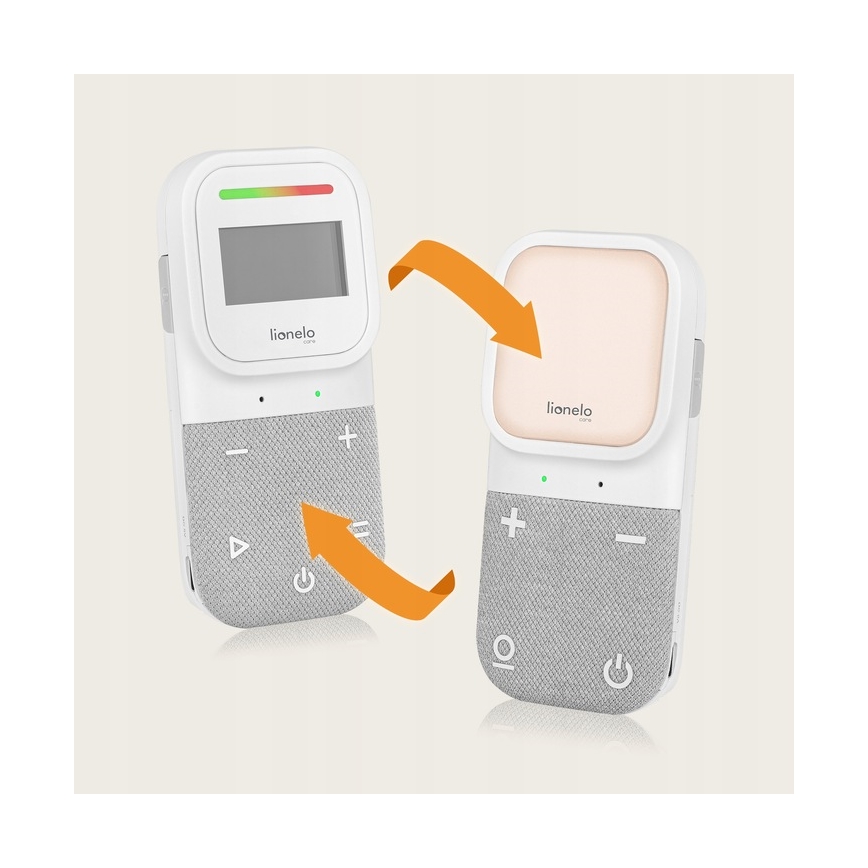 Lionelo - Vezeték nélküli, újratölthető audio bébiőr BABYLINE 2.3 5V