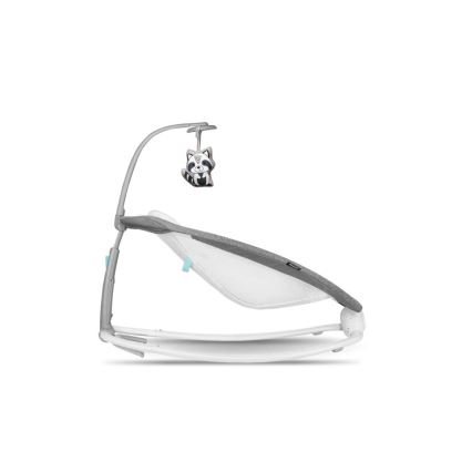 Lionelo - Vibráló babahinta dallammal PASCAL 2xAA szürke/türkiz