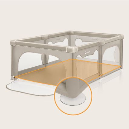 Lionelo - WILLOW játszókarám bézs