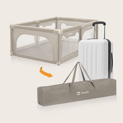 Lionelo - WILLOW játszókarám bézs