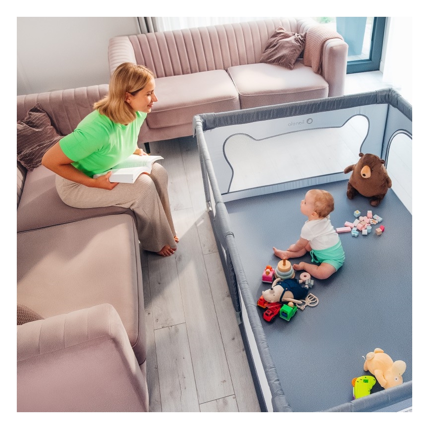 Lionelo - Játszósátor WILLOW szürke