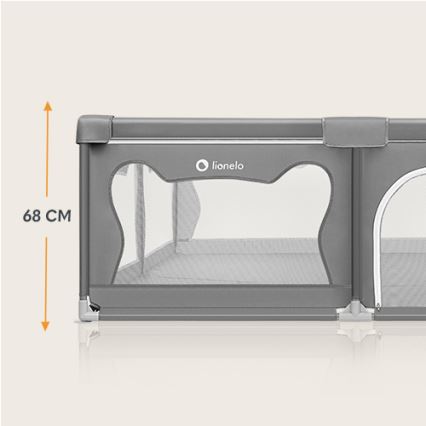 Lionelo - WILLOW XL játszókeret, szürke
