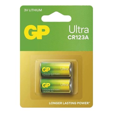 Lítium elem CR123A GP LITHIUM 3V/1400 mAh