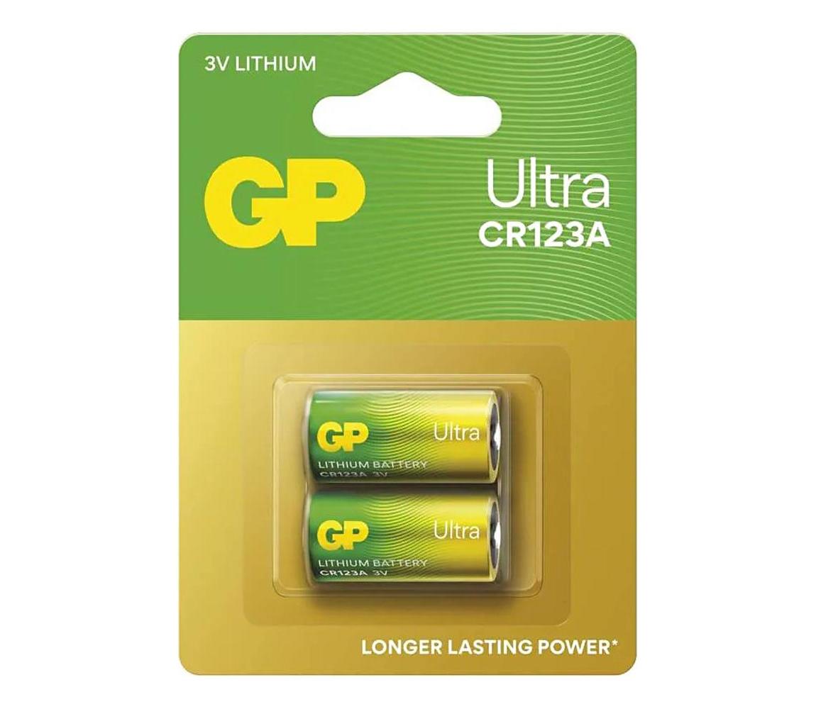 Lítium elem CR123A GP LITHIUM 3V/1400 mAh B15012U