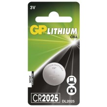 Lítium gombelem CR2025 GP LITHIUM 3V/170 mAh