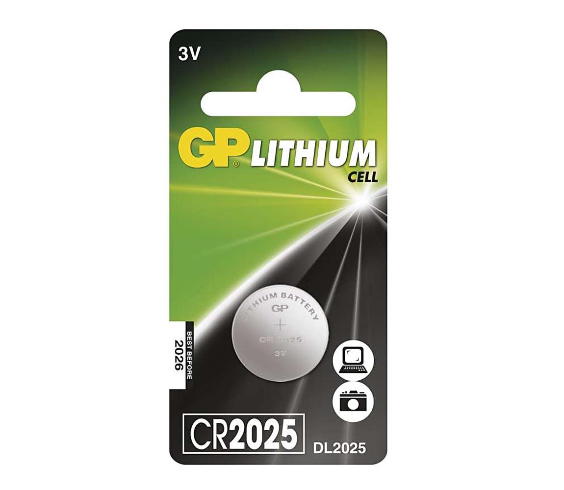 Lítium gombelem CR2025 GP LITHIUM 3V/170 mAh B15251