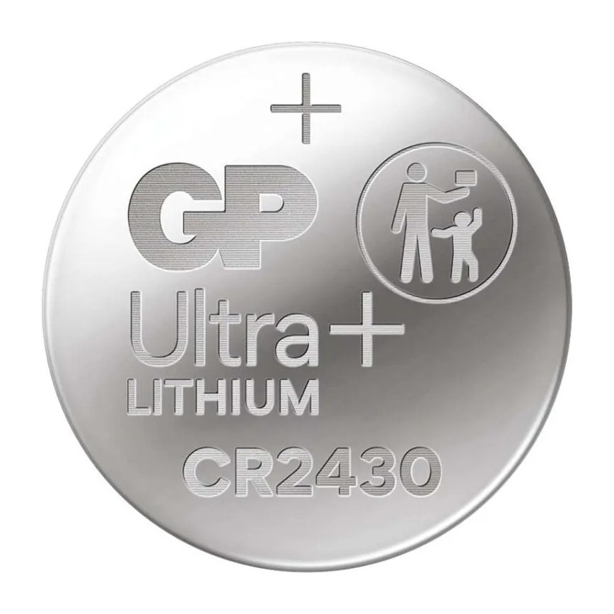 Lítium gombelem CR2430 GP LITHIUM 3V/300 mAh
