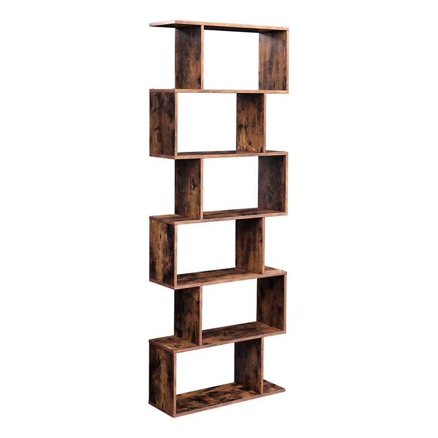 LIVARO barna könyvszekrény