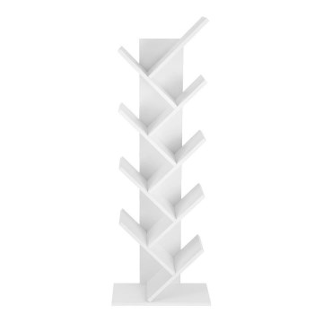 LIVARO fehér könyvespolc