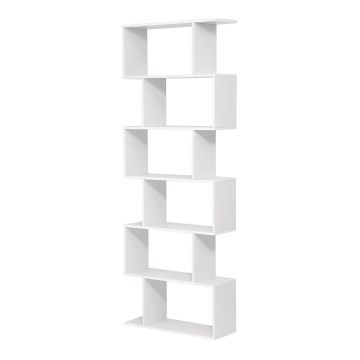 LIVARO fehér könyvszekrény