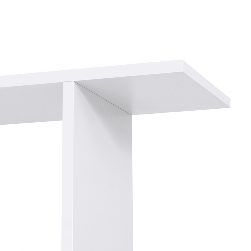 LIVARO fehér könyvszekrény