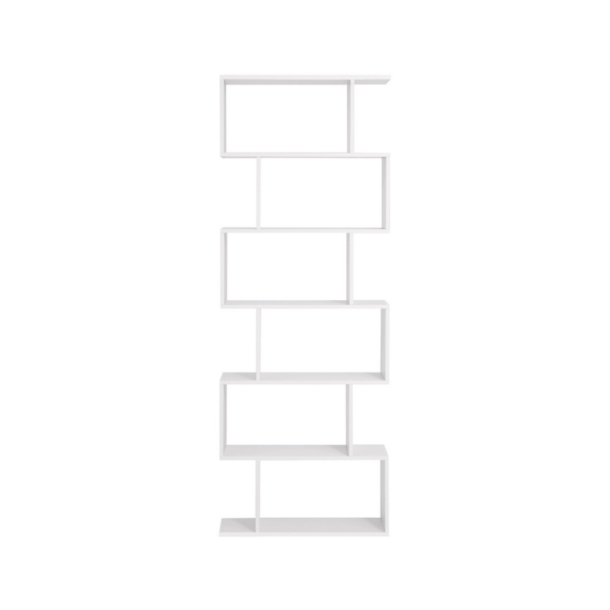 LIVARO fehér könyvszekrény