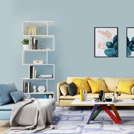 LIVARO fehér könyvszekrény