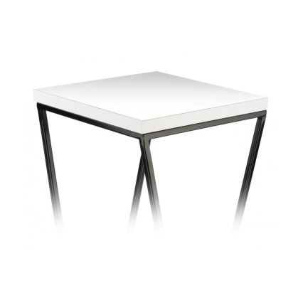 Virágállvány LOFT 100x24 cm fekete/fehér