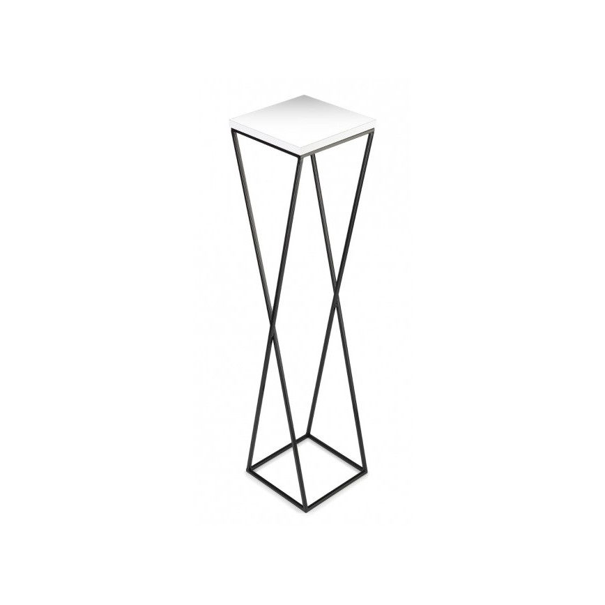 Virágállvány LOFT 100x24 cm fekete/fehér