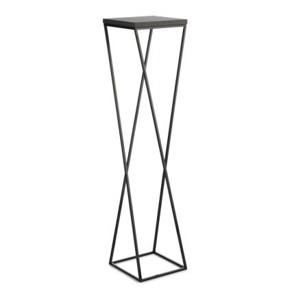 Virágállvány LOFT 100x24 cm fekete