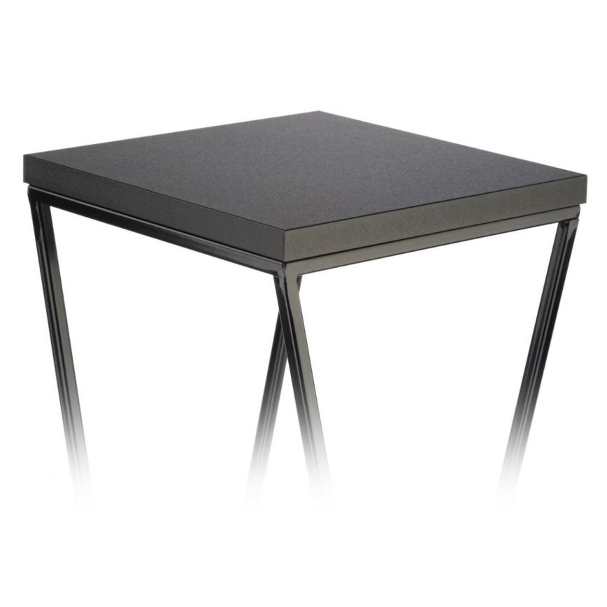 Virágállvány LOFT 100x24 cm fekete